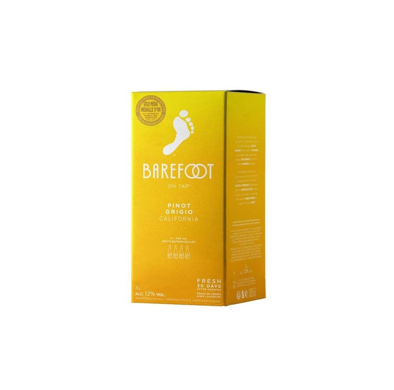 Barefoot Pinot Grigio (1 x 3 L)