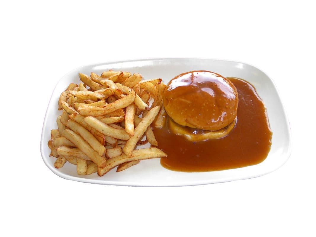Hamburger chaud avec sauce brune / Hot Hamburger with Gravy