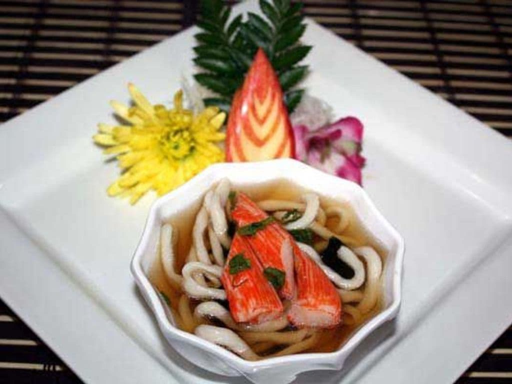 87. Crab Meat Noodles in Soup