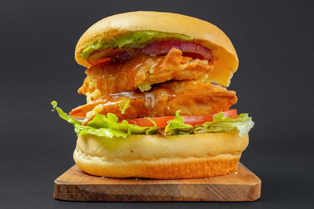 Smashed Samosa Burger