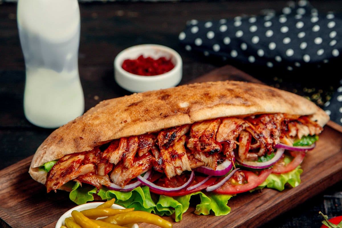 4. Chicken Doner Bread (Large)