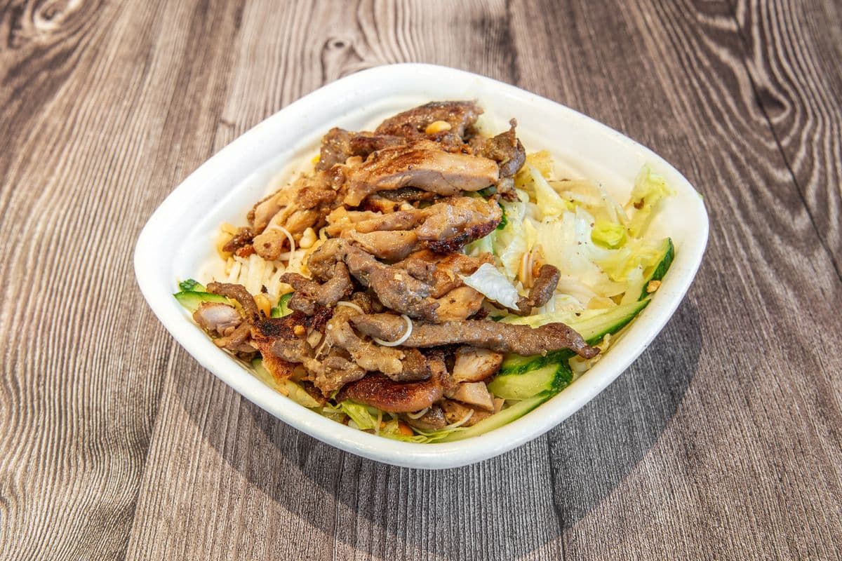 314 - BBQ Chicken with Vermicelli（烤鸡肉檬） - Bun Ga Nuong