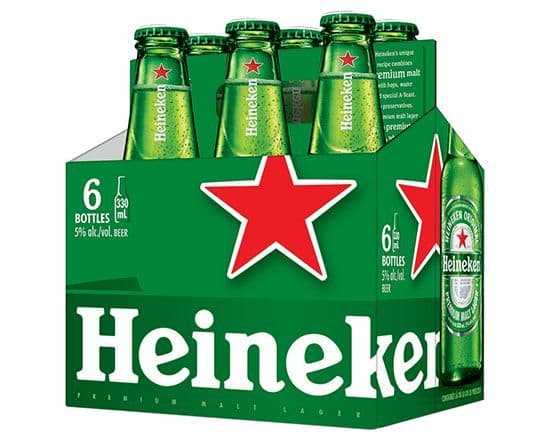 Heineken Pale Lager, 6 x 330 ml