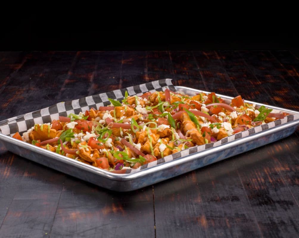 Mess Hall Waffle Fry Nachos