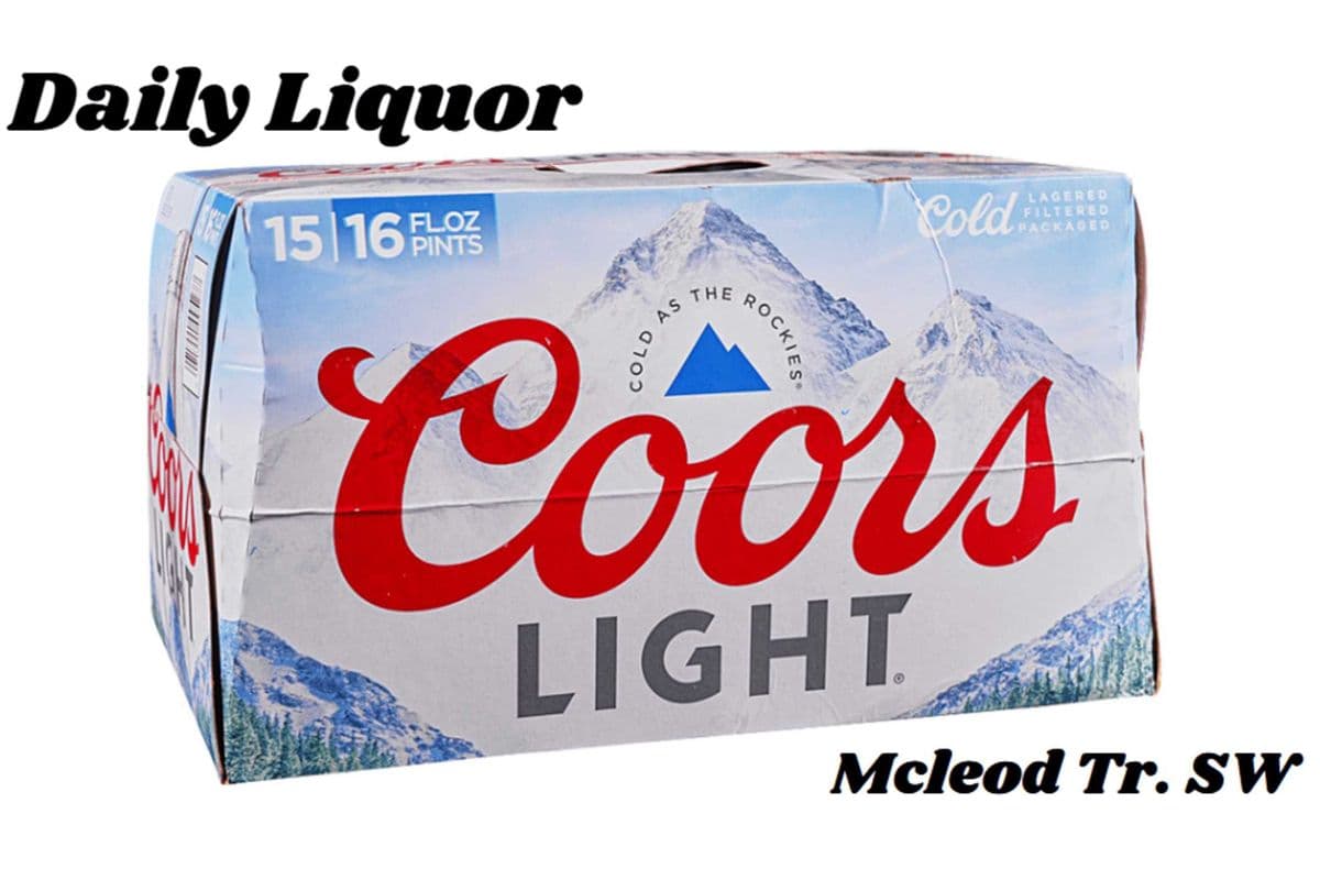 COORS LIGHT 15 BOTTLES (1 x 15*341ML)