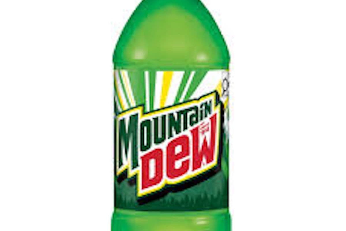 Mountain Dew Flavoured Soft Drink, Citrus (2 L)