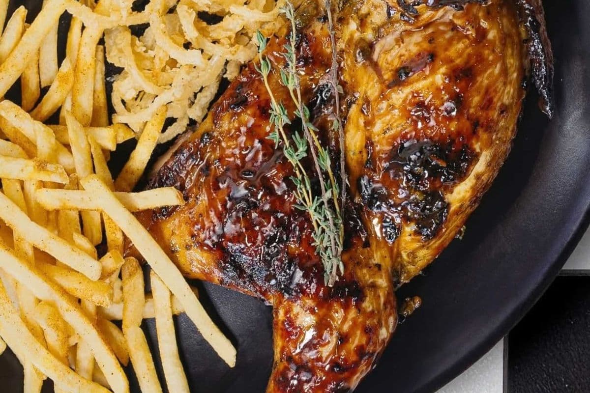 Half Chicken with 2 sides