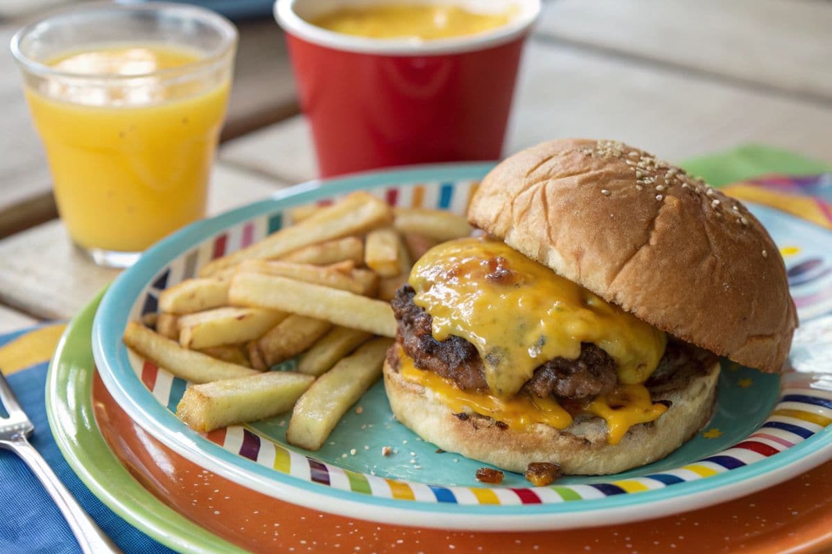 K Beef boeuf Burger frite & Bonjus