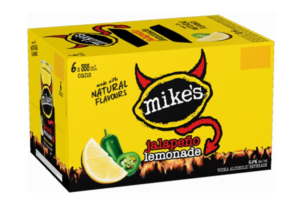 MIKES HARD JALAPENO LEMONADE 6 cans (NEW ITEM) (6 x 355 ML)