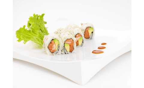 (UB) Avocado and Salmon Roll (8)