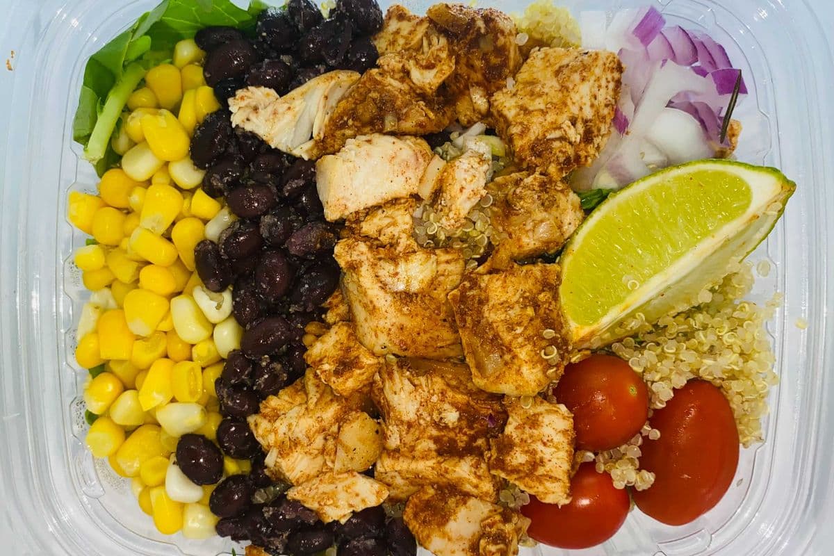 Southwest Chicken Lime Salad
