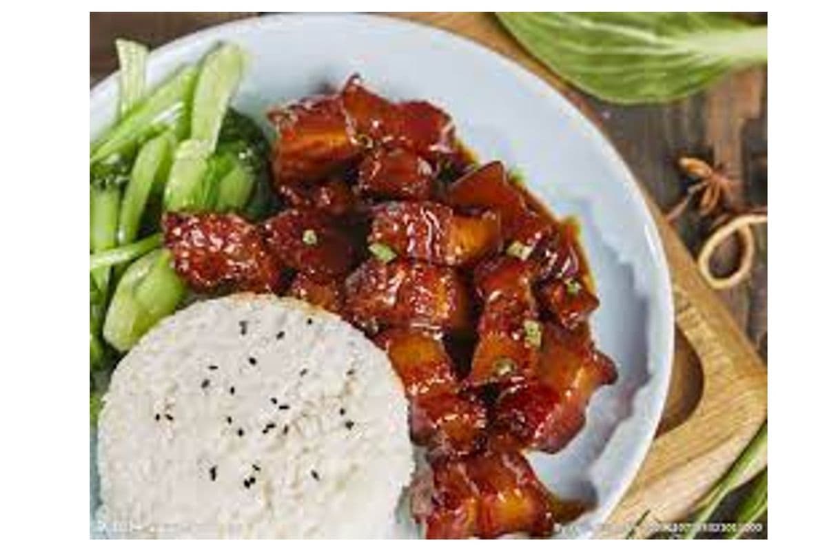 Braised Pork Rice 红烧肉饭