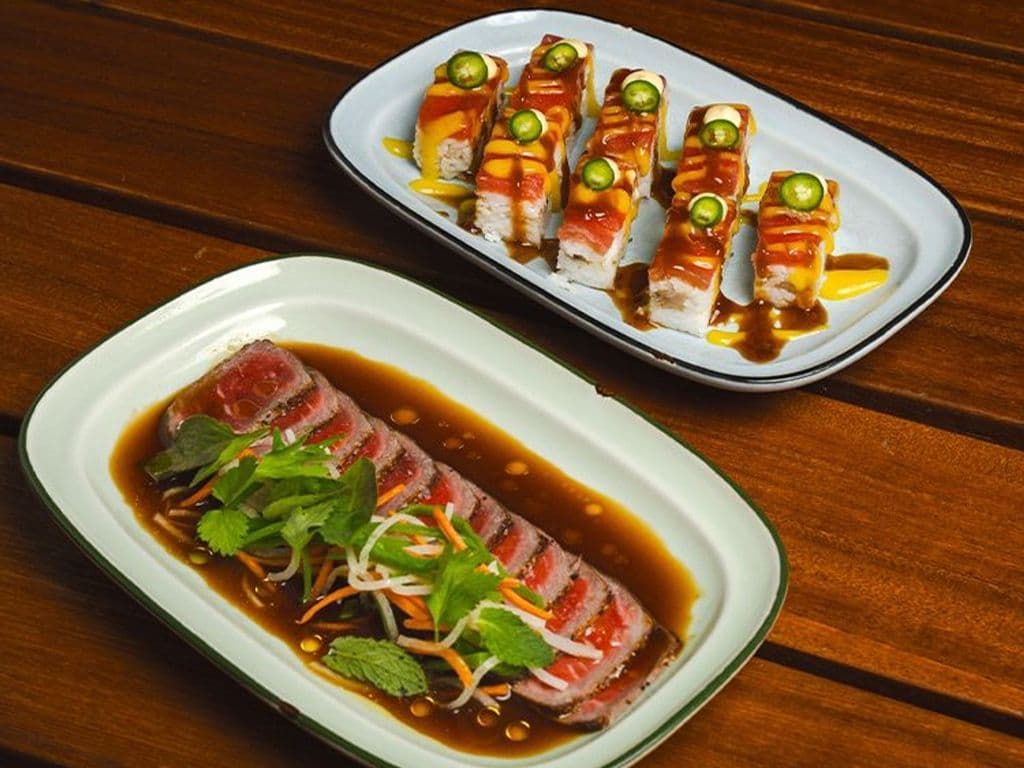 Steak & Pressed Tuna