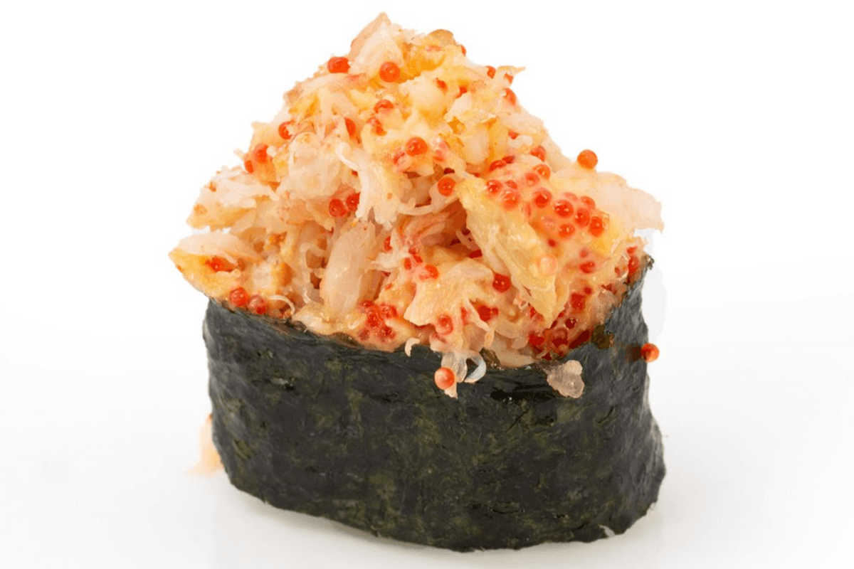 Nigiri kani épicé tempura / Spicy Kani Tempura Nigiri