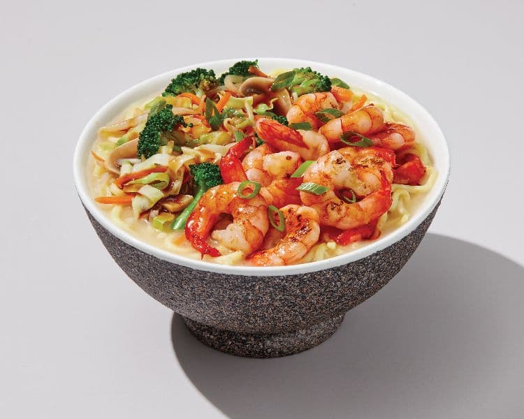 Soupe ramen aux crevettes