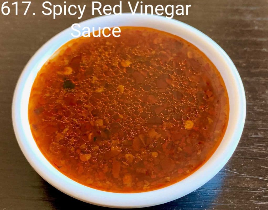 617. Extra Spicy Red Vinegar Sauce