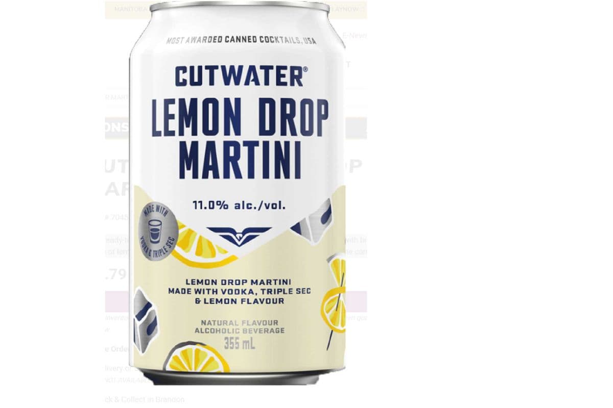 Cutwater Lemon Drop Martini (1 x 355 ml can)