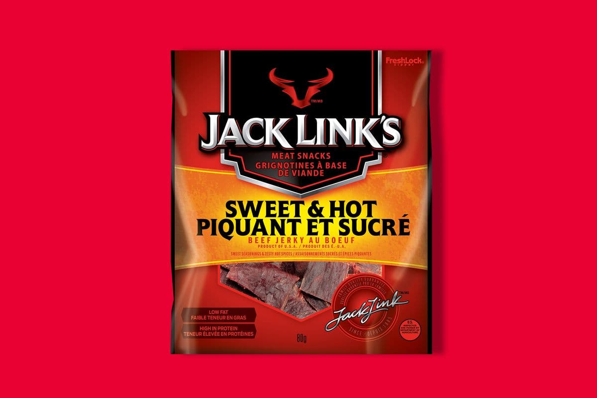 Sweet & Hot Beef Jerky (80g) - 77002