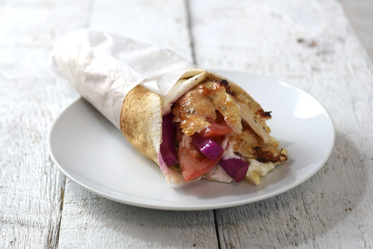 Pita Shish Taouk (Poulet) / Shish Taouk Pita (Chicken)