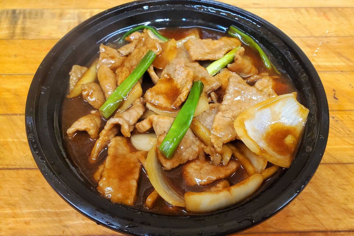 72. Ginger Beef with Green Onion