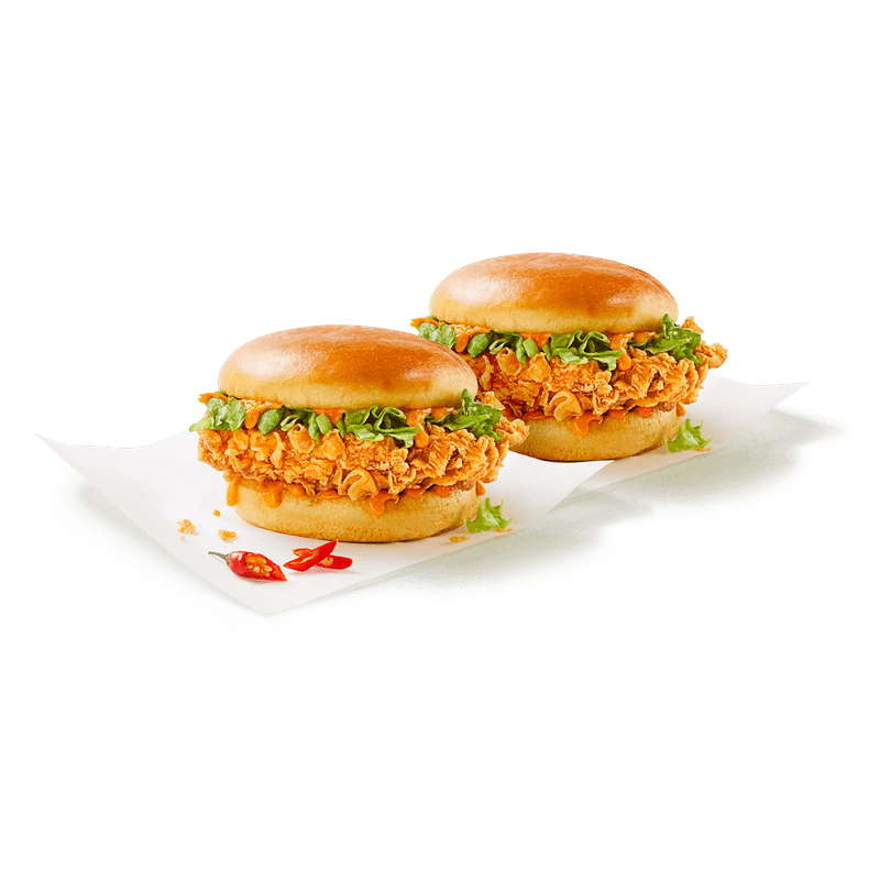Zinger sandwich Buy 1 get 1 free