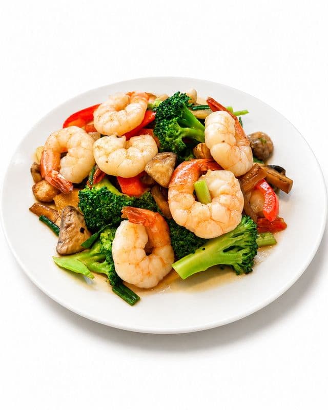 78 Goong Pad King (Thai Ginger Prawns)