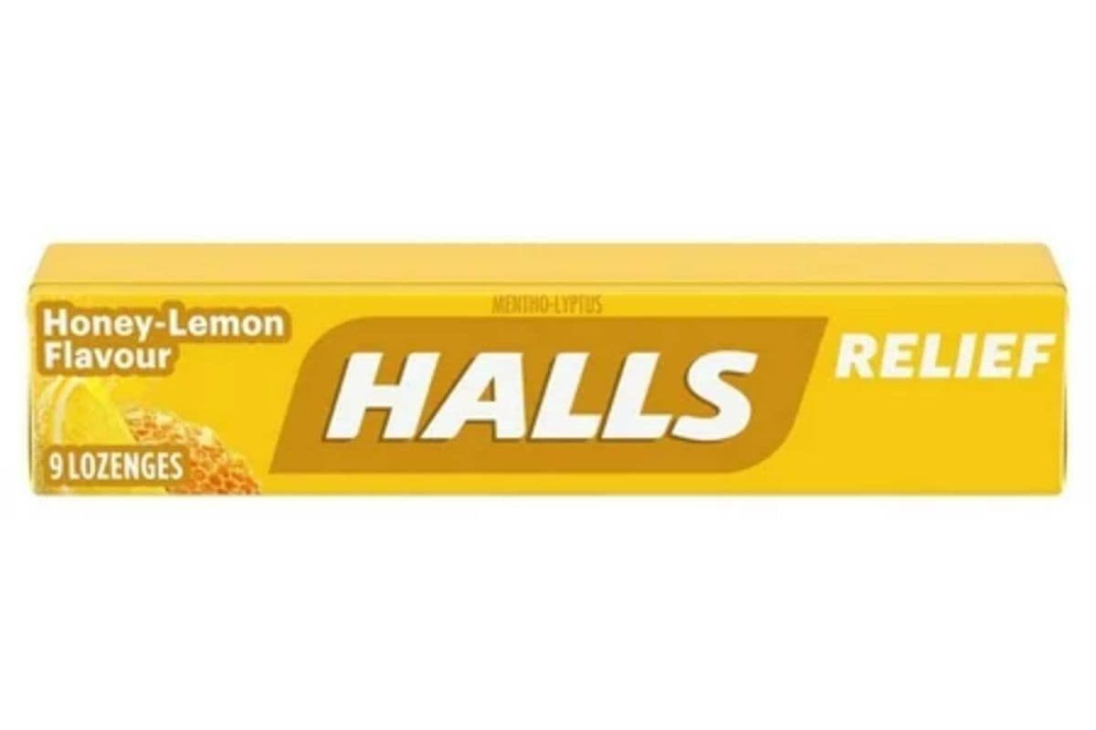 Halls honey lemon