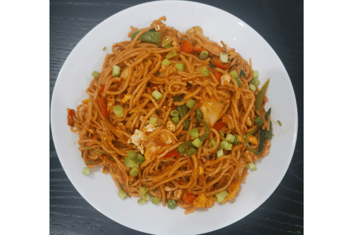 Stir Fry Noodle Shrimp