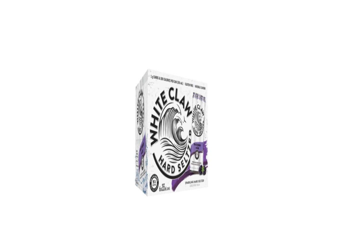WHITE CLAW SPARKLING HARD SELTZER BLACKBERRY (6 x 355 ml)