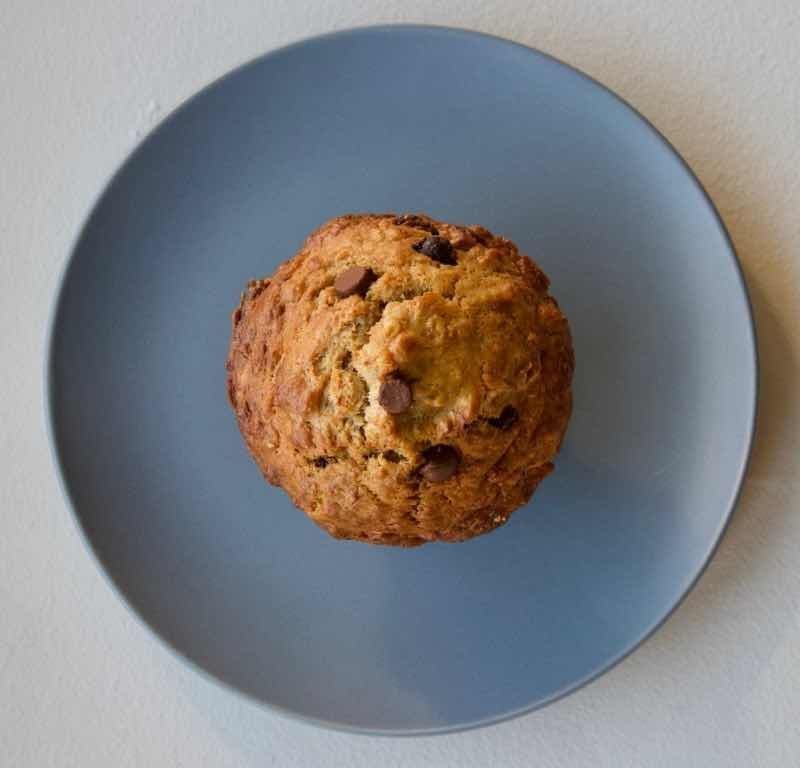 banana chocolate chip muffin