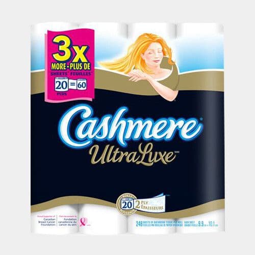Cashmere Ultra luxe papier de toilette (Pack de 20) / Cashmere Ultra Luxury Toilet Paper (Pack of 20)