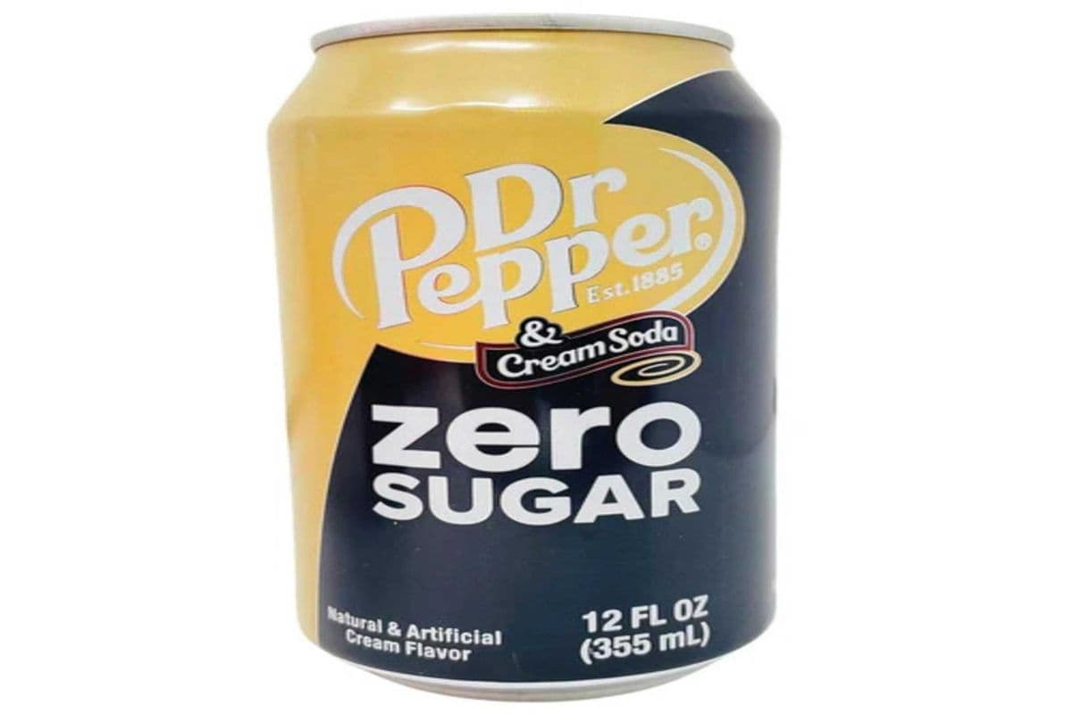 Dr Pepper and Cream Soda Zero (355 ml)