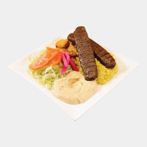 Assiette de kafta kabab / Kafta Kabab Plate