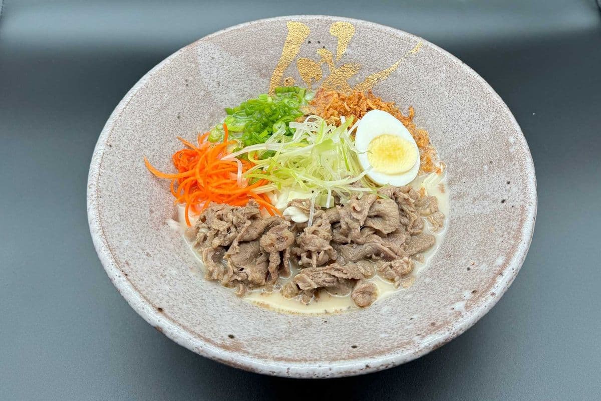 Creamy Ginger Ramen (with Garlic Beef)