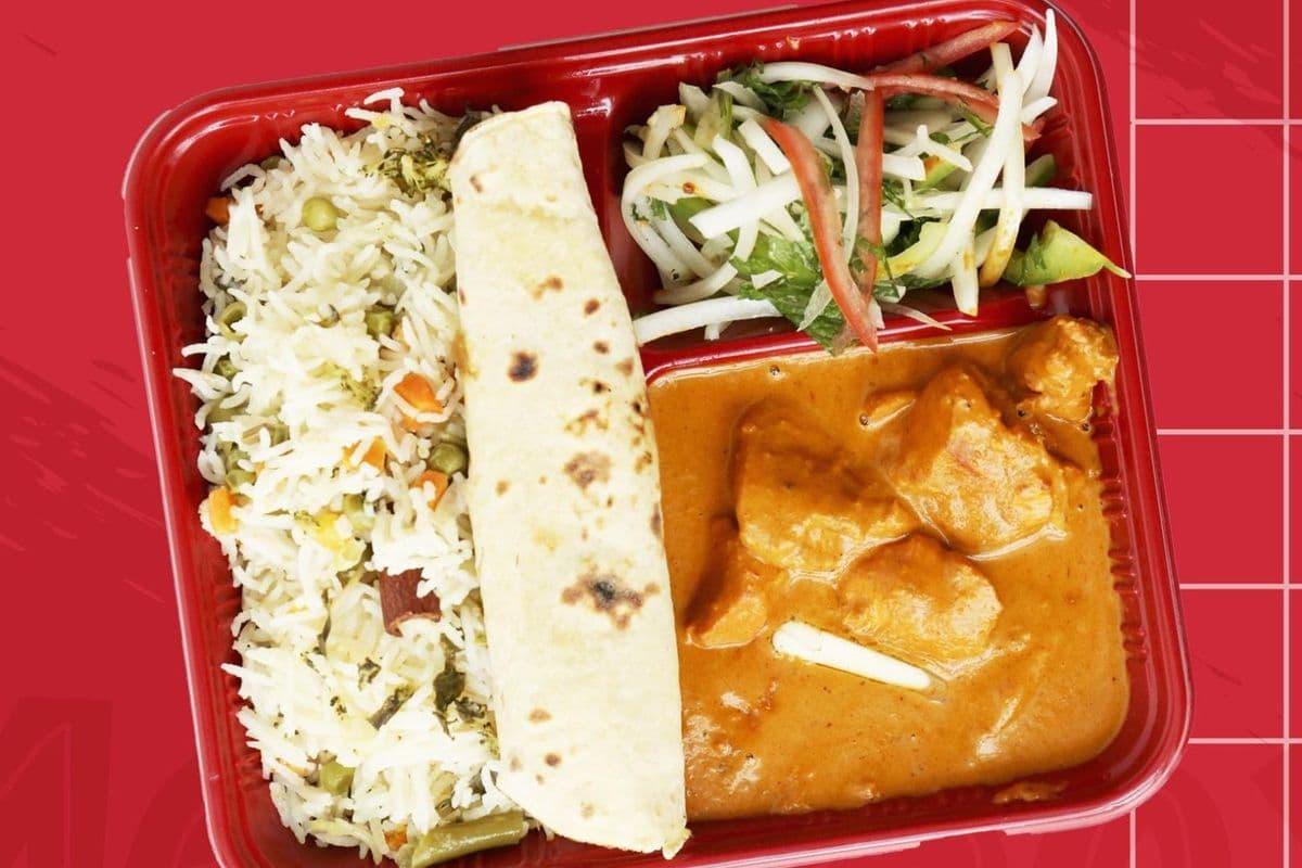 Naan(2) and Butter Chicken