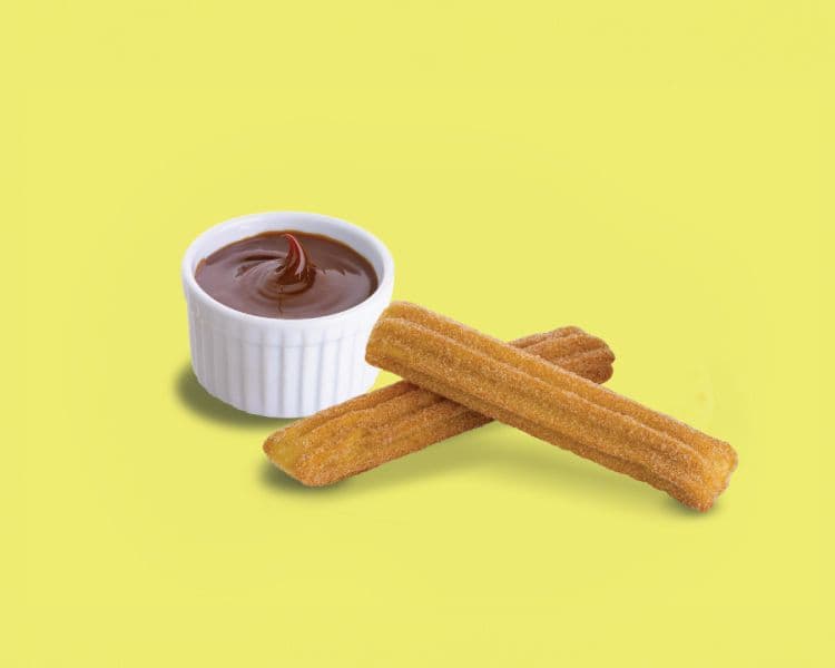2 Churros with 2 Dips