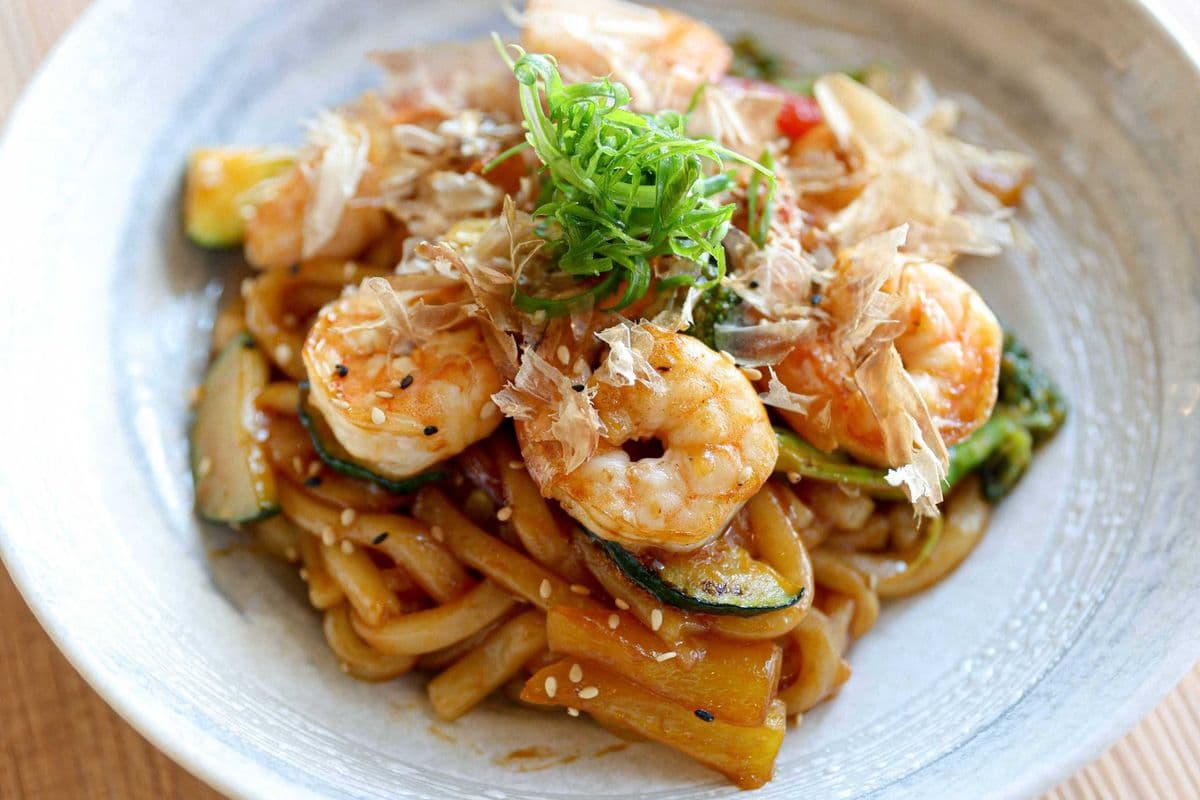 Shrimp Yaki Udon