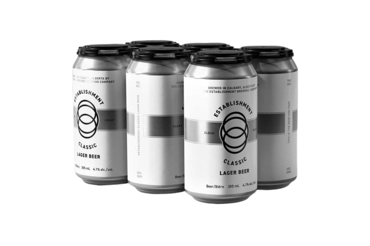 The Establishment Classic Lager (6 Cans) (6 x 355ml)