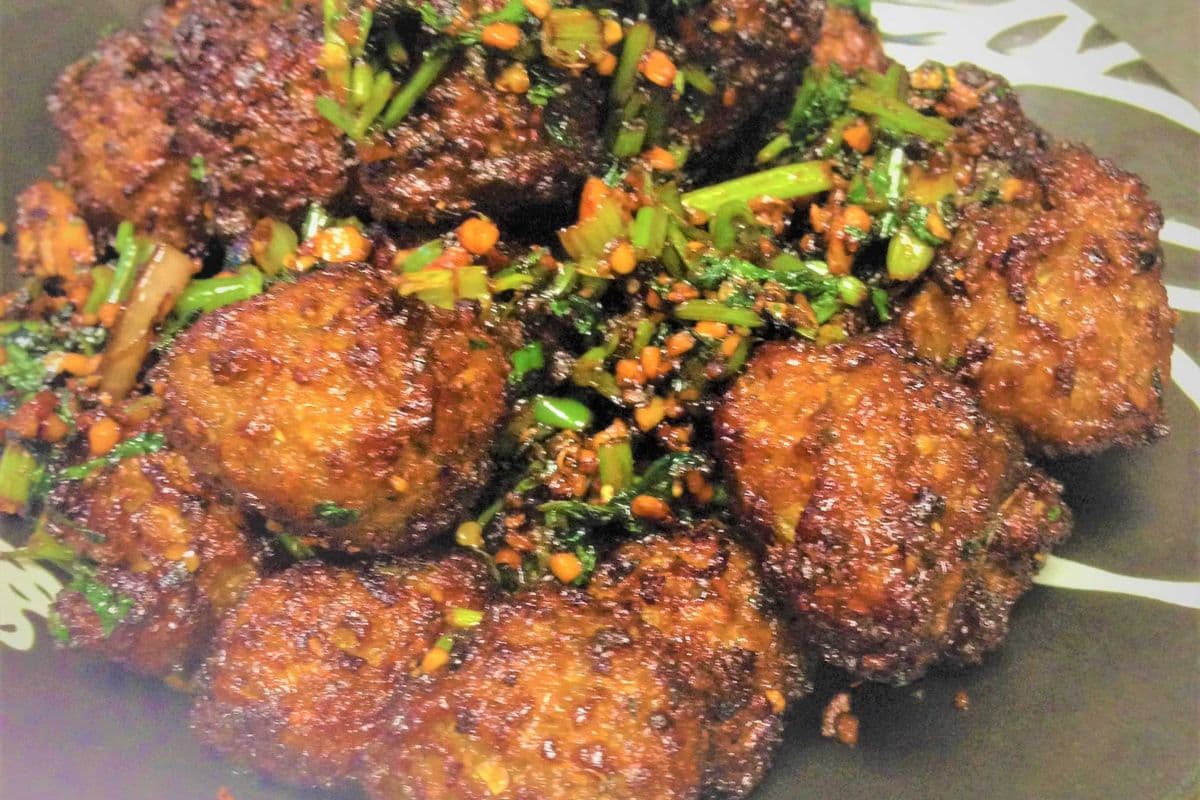 187. Vegetarian Balls in Any Style (Gravy or Dry)