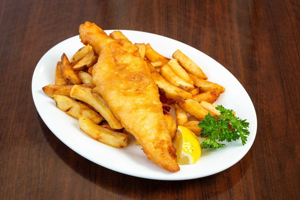 Crispy's Famous Fish with Chips