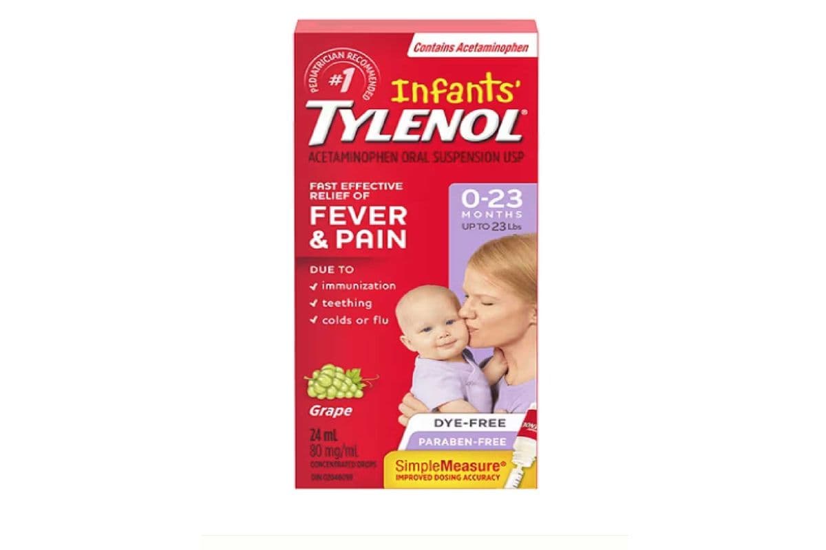 TYLENOL INFANT DROPS 80MG/ML GRAPE 24ML PACK (24 ML)