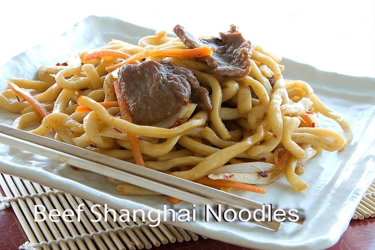 Shanghai Noodles with Beef