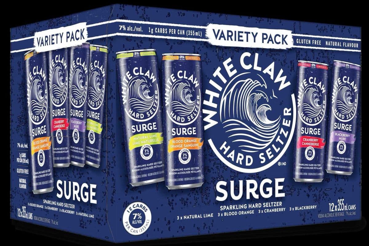 WHITE CLAW SURGE VARIETY (12X355ML) (1 x 355ML)