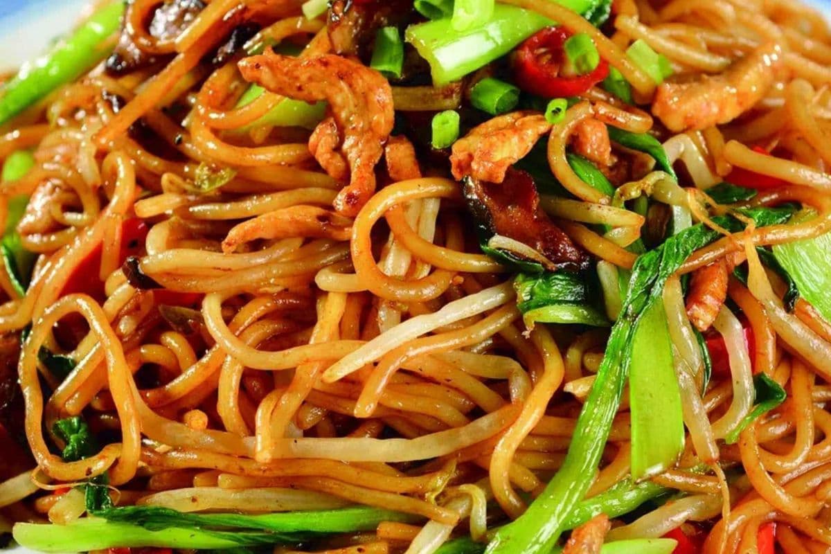 顶配江西炒米粉 homemade stir-fry noodles with veggie & meat