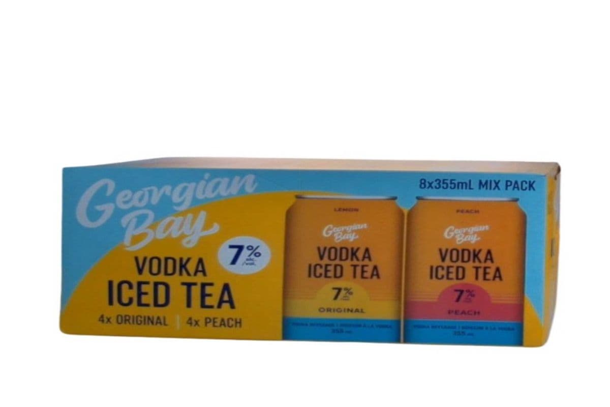 GEORGIAN BAY VODKA ICED TEA MIX 8*355ML (1 x 8*355ML)