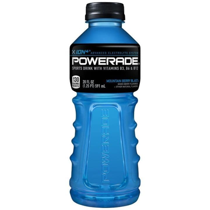 Powerade D'Electrolytes Mélange de Baies 591ml/ Powerade Electrolytes Mixed Berry 591ml