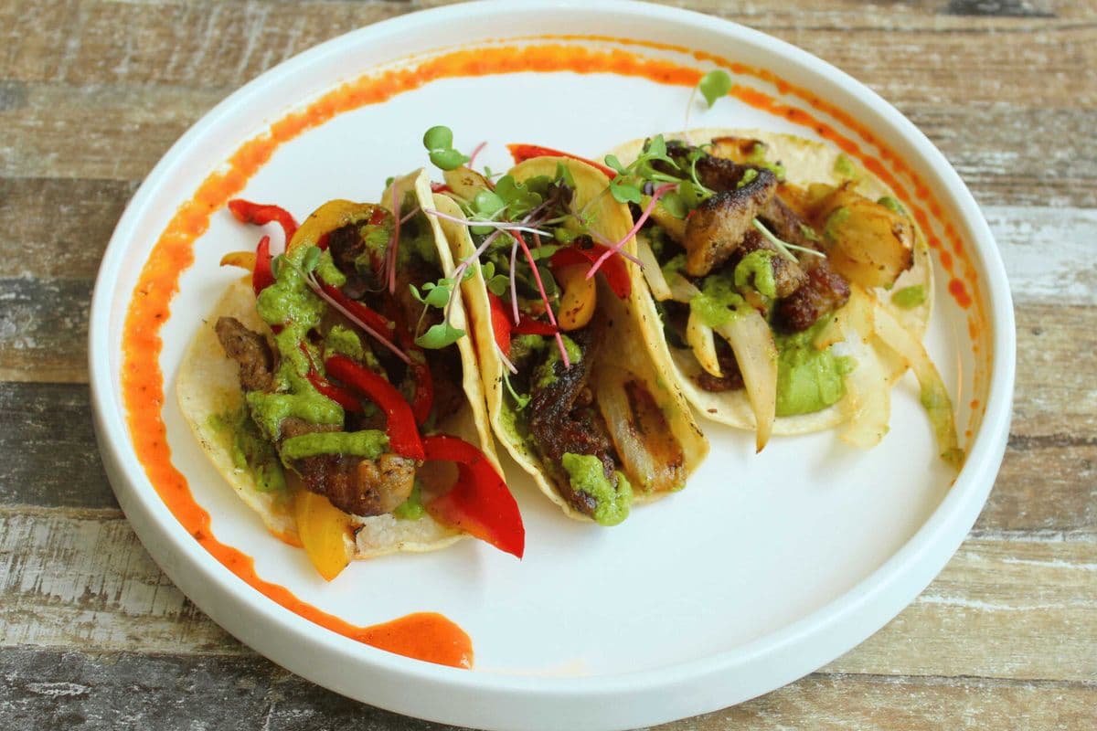 Steak Tacos (Expect Spice) (3 Tacos)