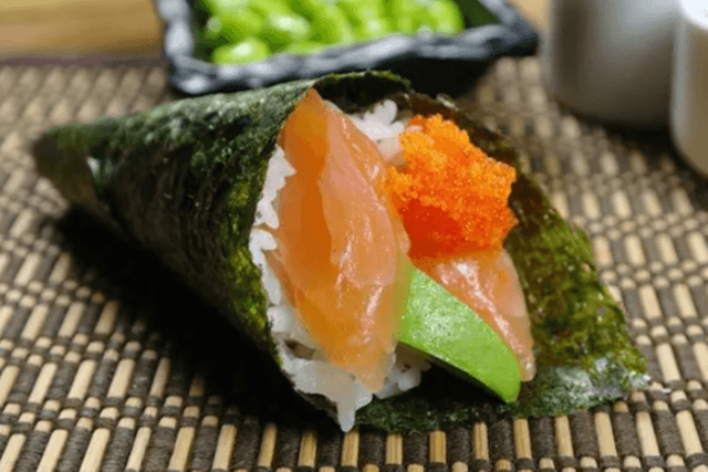 Salmon & Avocado Hand Roll
