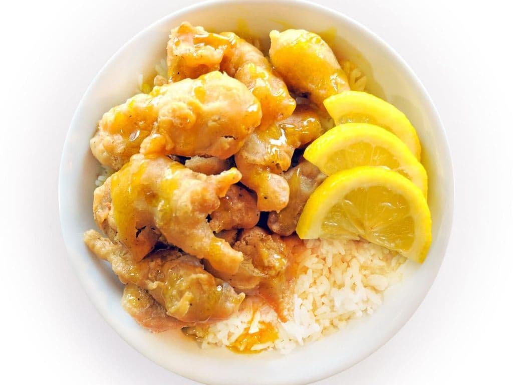 Asian Lemon Chicken Bowl