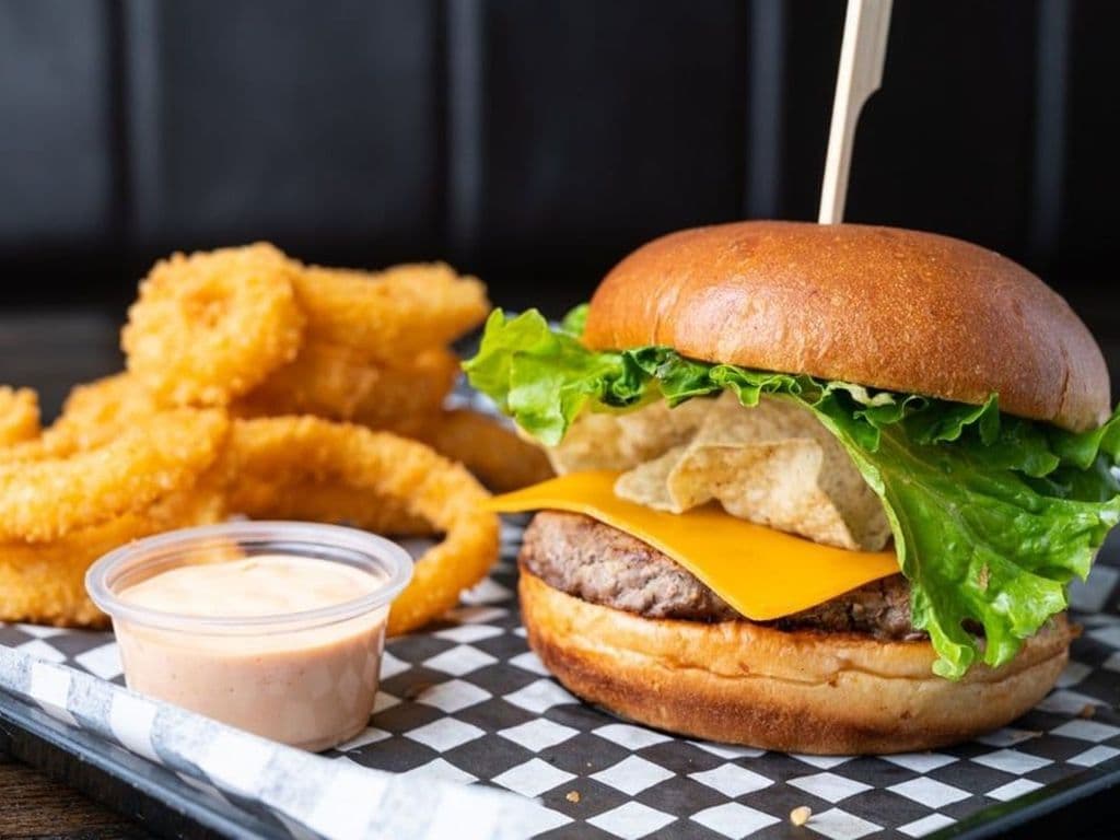 Flamin' Nacho Burger